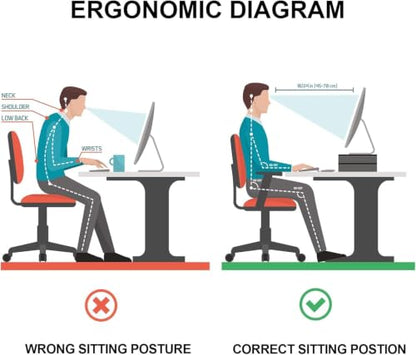 Egchi Acrylic Monitor Stand, 2 Tiers Computer Monitor Riser(20x8x5.5 Inch), Monitor Riser/Computer Stand for Home,Office,Business,PC Desk Stand for Keyboard Storage& Multi-Media Laptop Printer Screen - size: 20''x8''x5.5''- 2 Tiers