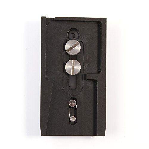 501PL Sliding Dovetail Quick Release Plate with 1/4"-20 & 3/8"-16 Mounting Screw for Manfrotto 503HDV 701HDV MH055M0-Q5 for 501, 503 & NG Tripod Heads, RC5 Quick Release QR System, Replaces #3433PL