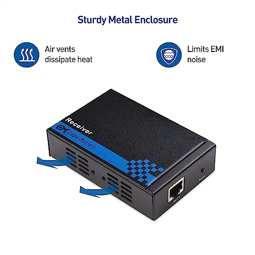 Cable Matters Receiver Box for Wall Mount HDMI Extender with TCP/IP - Up to 300 Feet, 1080P, 1-to-Many Setup (Model: 103002R), Compatible with Model: 103002 - style: Additional Receiver