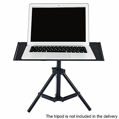Laptop Projector Tray Holder, Laptop Notebook Projector Tripod Stand Plat-Form Pallet for 1/4' Screw Tripod Stand Mount(Size:24x34cm)