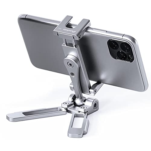 LEOFOTO PS-3 Multi-Functional Foldable Cellphone Stand with Arca-Compatible Dovetail and Cold Shoe Mount - color: W1-MEJT-KA9I