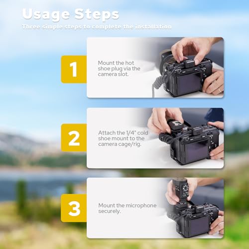 Godox GAC-IC13 Multi Interface Shoe Extension Cable for Sony Camera, 50CM Hot Shoe Adapter for Microphone Professional Audio Connectivity