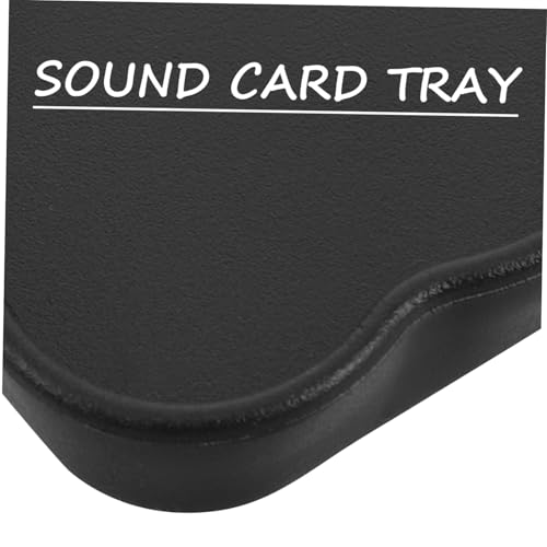 Levemolo Microphone Stand Tray Sound Card Holder Studio Equipment Accessory Clamp-mic Stand Recording Studio Accessory Tray
