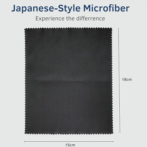 6 Pack Japanese-Style Premium Microfiber Glasses Cleaning Cloth Streak & Scratch-Free Lens Cleaning Cloth – Safe for Eyeglasses, Sunglasses, Glasses Cleaner, Lens Wipes, iPhone & Screens - size: 6 Pack