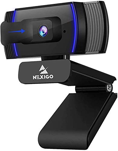 NexiGo N930AF 1080p Webcam with Microphone and Privacy Cover, AutoFocus, Noise Reduction, HD USB Web Camera, for Zoom Meeting YouTube Skype FaceTime, PC Mac Laptop Desktop (Renewed) - style: 1080P Webcam Autofocus