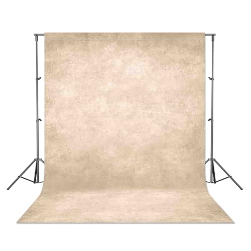 8x10ft Fabric Beige Abstract Texture Photography Backdrop (No Stand No Clips) Portrait Photoshoot Background Adult Newborn Child Headshot Photo Studio Props Booth Rod Pocket On Top - color: Beige, size: 8'x10'