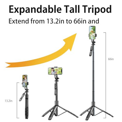 Selfie Stick Tripod,Tripod with 360 Degree Rotatable Phone Holder for Photography, Video Shooting, Live Streaming, Vlog, YouTube Video, FaceTime, Skype, TikTok, Selfie - style: C16