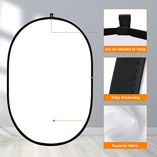 60"x80"/150x200cm Lighting Studio Soft Light Diffuser, Collapsible Pop Out Disc Panel Reflector Diffusion with Carrying Bag for Studio Outdoor Portrait, Product Photography, Video Shooting - size: 60 x 80 inches