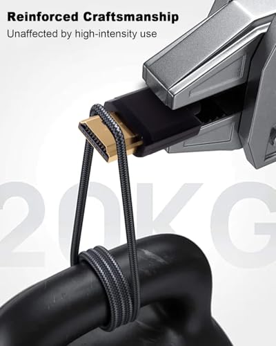 Duttek 4K 90 Degree HDMI to Micro HDMI Coield Cable 1FT-4FT, Extreme Slim UP Angled Micro HDMI Male to HDMI Male Coiled Cable for 1080P, 4K, Ultra HD, 3D - size: UP Angled 1.2M