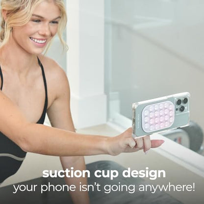 Case-Mate Soap Bubble Stick it! Magnetic Suction Mount - Snap-on iPhone Holder - Detachable for MagSafe - Content Creator Essentials for iPhone 17 Pro Max/16 Pro Max/15 Pro Max/14 Pro Max - Iridescent - color: Iridescent