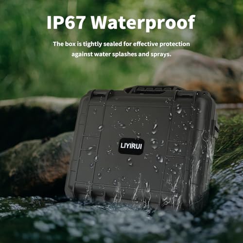 Ronin RS 4 Carrying Case RS4 Hard Box for DJI RS4/RS 4 Pro Gimbal Stabilizer Protection Accessories,Shockproof, Waterproof,Black[Case Only]