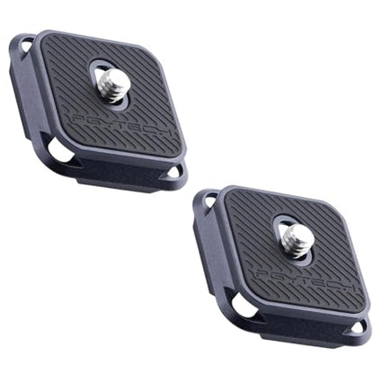 PGYTECH 2 Pcs Arca-Type Quick Release Plates Parts Replacement Switch Between Tripod, Monopod, Slider Arca Swiss Compatible - size: 2 Pieces