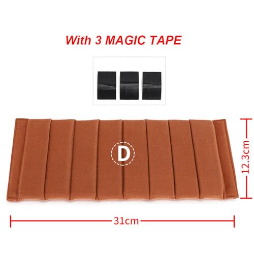4-Pack Camera Bag Case Insert Partition Divider Separator Pad Protective Lens Camera Bag Dividers Inserts Compatible with Canon Sony etc...