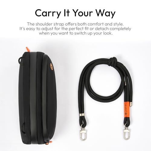 ULANZI YY08 Sling Bag Compatible With DJI OSMO Pocket 3/4/4 Pro/Luna | Everyday Camera Shoulder Sling Bag Pov Vlog Photography Crossbody Portable Bag Small Camera Case w Detachable Strap, 2L - size: Grey 2L