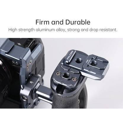 FALCAM F22 Cold Shoe Three Position Dual-Head Quick Release Plate with Dual-Side F22 Quick Release Mount