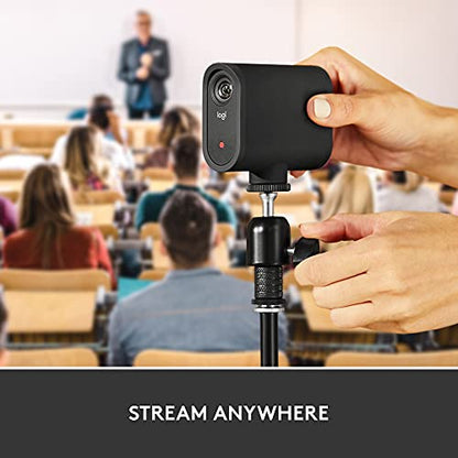 Logitech Mevo Start Wireless Live Streaming Camera For Creators with Signature Series Case - 1080p HD Video with App Control, Stream Via LTE or WiFi, Multi-Cam Compatible, Internal Mics - 3 Pack