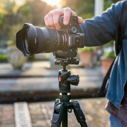Manfrotto Befree Advanced AS, Camera Tripod, Lever Lock,Compatible with Arca-Swiss, Portable and Compact, Aluminum, Travel Tripod Kit, Ball Head, for DSLR, Mirrorless, Camera Accessories - style: Befree Adv Arca-Swiss Lever Alu