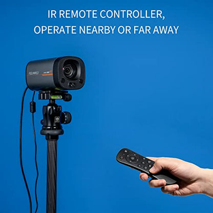 FEELWORLD HV10X Professional Live Streaming Camera Full HD 1080P 60fps USB3.0 HDMI with 10X Optical Zoom Auto Focus Microphone Support Remote Control