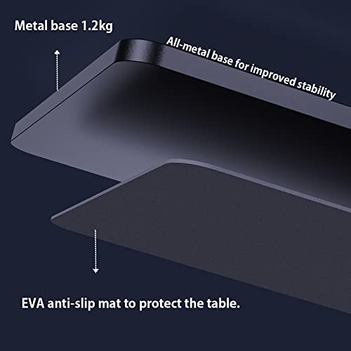 HVAYING Overhead Phone and Camera Mount Stand for YouTube Live Video Cooking Makeup and Crafts - Compatible with iPhone Logitech Webcam