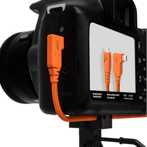 Camera Cable Lock Clamp, Aluminum Alloy Tether Cable Block Clip with 4 Grooves, USB C Tethering Cable Lock Clip Clamp for All DSLR Cameras Cable
