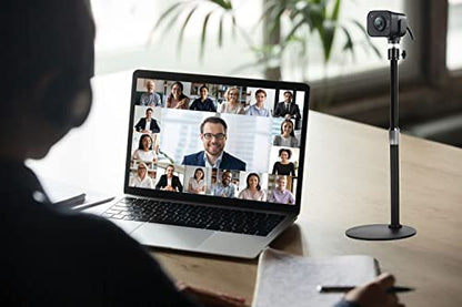 Brio Webcam Stand Holder, Magnetic Webcam Desktop Tripod Mount Compatible with Logitech Brio 101 100/Brio 301 300/Brio 501 500/Brio 4K 2022 2017 version/C270/C310 webcams