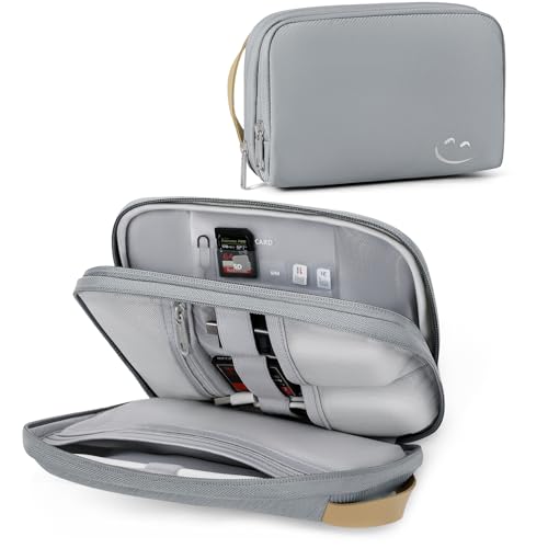 Travelkin Travel Cord Organizer, Electronic Organizer Travel Case, Cable Organizer Bag For Cords,Chargers Phone, Sd Card,Usbs - color: 3-Interstellar Grey, size: Medium