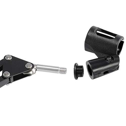 Dragonpad USA Microphone Scissor Boom Arm with Desk Mount - Black Frame - color: Black
