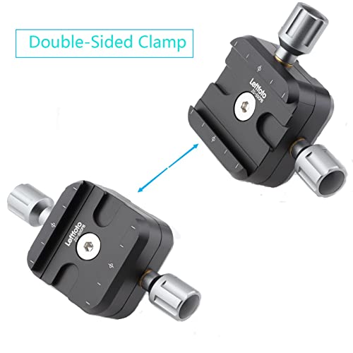 Quick Release Clamp for Arca Swiss RRS Rail Plate Nodal Slide Rail Clamp Subtend/Bidirectional Adjustable Double-Sided