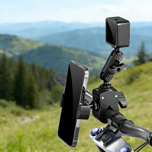 4 Piece 17mm Ball Head Mount Adapters Featuring 1/4 Inch Screw Compatible for Camera and Device Mounting Systems Action Camera Mount (A Model) - color: A model