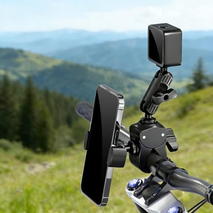 4 Piece 17mm Ball Head Mount Adapters Featuring 1/4 Inch Screw Compatible for Camera and Device Mounting Systems Action Camera Mount (A Model) - color: A model