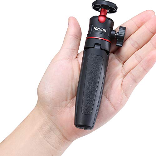Rollei 22774 Mini Tripod Comfort Desktop Table Tripod with 360° Ball Head for DSLR, DSLM and Compact Cameras - style: Mini Desktop Tripod
