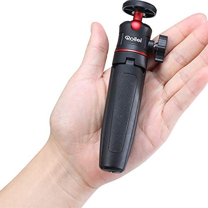 Rollei 22774 Mini Tripod Comfort Desktop Table Tripod with 360° Ball Head for DSLR, DSLM and Compact Cameras - style: Mini Desktop Tripod