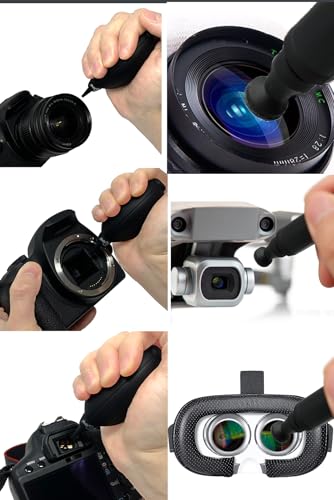 UES Professional Camera Cleaning Kit with Hard Travel Case - DSLR & Mirrorless Maintenance Bundle: 2-in-1 Lens & Sensor Cleaner, Air Blower, Pen, Microfiber Screen Cloths & 10 APS-C 16mm Swabs - size: APS-C Cleaning Kit