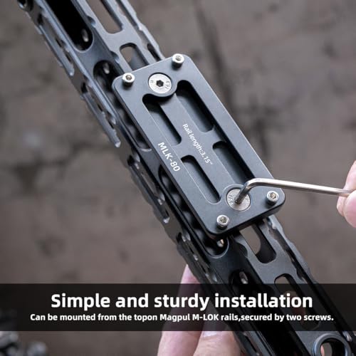 Arca Rail Mount, 9.45 inch Arca Swiss for Rifle Tripod Ballhead Quick Release Plate, Aluminum Arca Plate Compatiable RRS (9.45inch) - size: 9.45inch