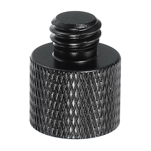 PATIKIL Tripod Screw Adapter 1/4" Female to 3/8" Male, Tripod Nut Connectors Camera Mount Screw Camera Double Head Converter for Microphone Magic Arms Accessories - size: 1/4" to 3/8"