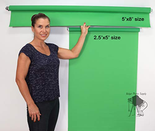Small Spring-Powered Roll-Up/Pull-Down Background ID Photos (Tan) - color: Tan