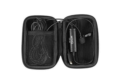 Movo LV1-DI Lavalier Microphone for iPhone & iPad – MFi Certified Lightning Clip-On Mic – 20ft Cable – for YouTube, TikTok, Podcasts, Interviews & Vlogging