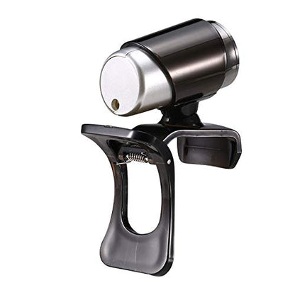 GLOGLOW Webcam 480P HD 360 Degree Rotation USB Clip On for Video Conferencing Streaming Online Meetings Plug and Play Setup with Wide Angle View for Remote Workers Content Creators Clear Zoom Calls