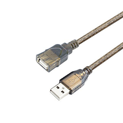 USB 2.0 A Male to A Female Extension Cable High Speed 480 Mbps (50 Feet(15m)) - size: 50 Feet(15m)