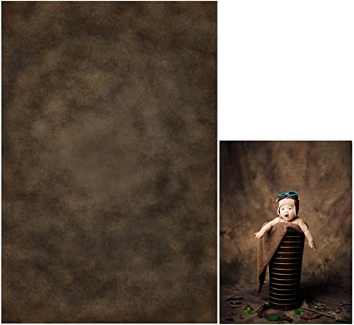 6x9ft Dark Brown Mottled Texture Photography Backdrop for Portrait Photo Studio Prop Abstract Background for Photographyer - color: TT-S0312, size: 6x9ft
