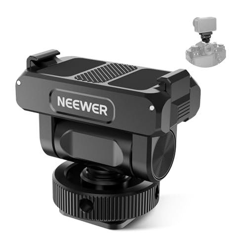 NEEWER Mount Adapter Compatible with DJI Osmo 360 / Action 5 Pro/4/3, Metal Magnetic Quick Release Action Camera Adapter Mount with 160° Tilt, Cold Shoe, 1/4" Thread, AC012 - style: AC012