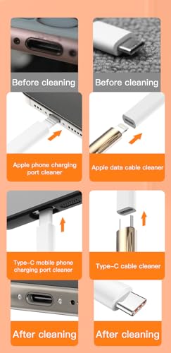 32-in-1 Multi-Functional Cleaning Kit for Electronics Including Headphones,Mobile Phones,Computer,Monitor,Lens and etc, Compact and Portable Design (Black) - color: Black