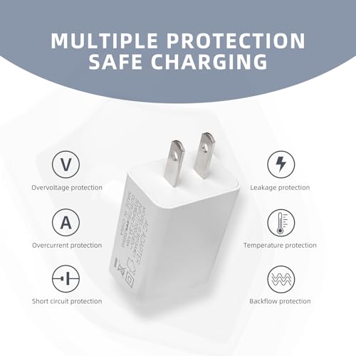3 Pack 5V 2A USB Cam Power Adapter for Outdoor Wyze Nest cam,Kasa,Google Nest,Blink Mini Pan,Arlo,Ring Stick Cam,Ring Spotlight,YI Dome,Furbo Dog,Dropcam Security Camera Wall Charger Charging Cable