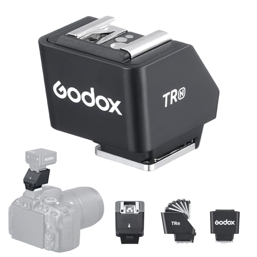Godox TR-N TTL Standard Hot Shoe Riser for Nikon Camera, Hot Shoe Extender for Godox iT30Pro-N iT20-N iT22-N iM30 iM20 iM22 Mini Flash, 0-90° Tilt Adjustment, Raises 30mm Height, Reduce Lens Shadow - size: TR-N