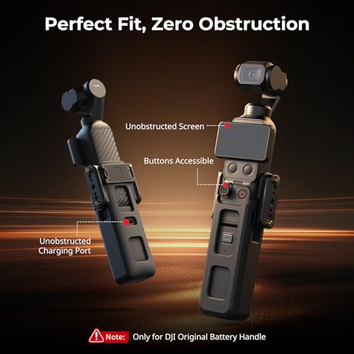 SmallRig Expansion Adapter Cage for DJI Osmo Pocket 4/3, for Xtra Muse Accessories with Bidirectional Magnetic Mount for Action 6 Adapter, 1/4"-20 Locating Holes, NATO Rail for Side Handle - 6006