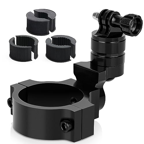 Chelhead Camera Mount Holder UTV ATV, Universal Fits 1'' 1.5'' 1.75'' 2'' Tube Camera Mount Clamp Compatible with oPro Hero, SJ, DJL, Insta360 - style: For Camera