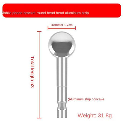 3 Pack Boom Arm to 17mm Ball 1/4 inch 3/8 Screw Bolt Mount Connector Adapter Joint Head Converter for Microphone Arm Stand Mic Arm Scissor Shock Mount Condenser Video Light Phone Holder Clip