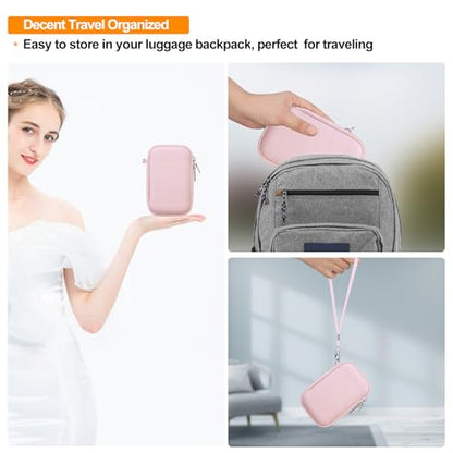 Case for Sony ZV-1F/ ZV-1/ ZV-1 II/Sony RX100 VII/ RX100 III Digital Camera | Sony ZV-1F/ ZV-1/ ZV-1 II/ RX100 VII Digital Camera Carrying Case, Hard Protective Bag, Pocket fits Accessories, Jelly Pink - color: Jelly Pink