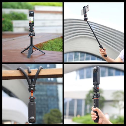 VRIG Claw Mini Quick Release Plate Tripod QR Camera Mount Adapter, Quick Setup Kit with 1/4'' Screw - size: 1/4 top cover