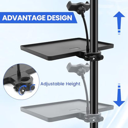 Sound Card Clip On Tray, Microphone Stand Tray (270 * 205mm) - size: 270*205mm